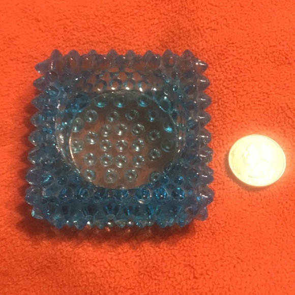 Blue Fenton Hobnail salt Cellar - Picture 7 of 8